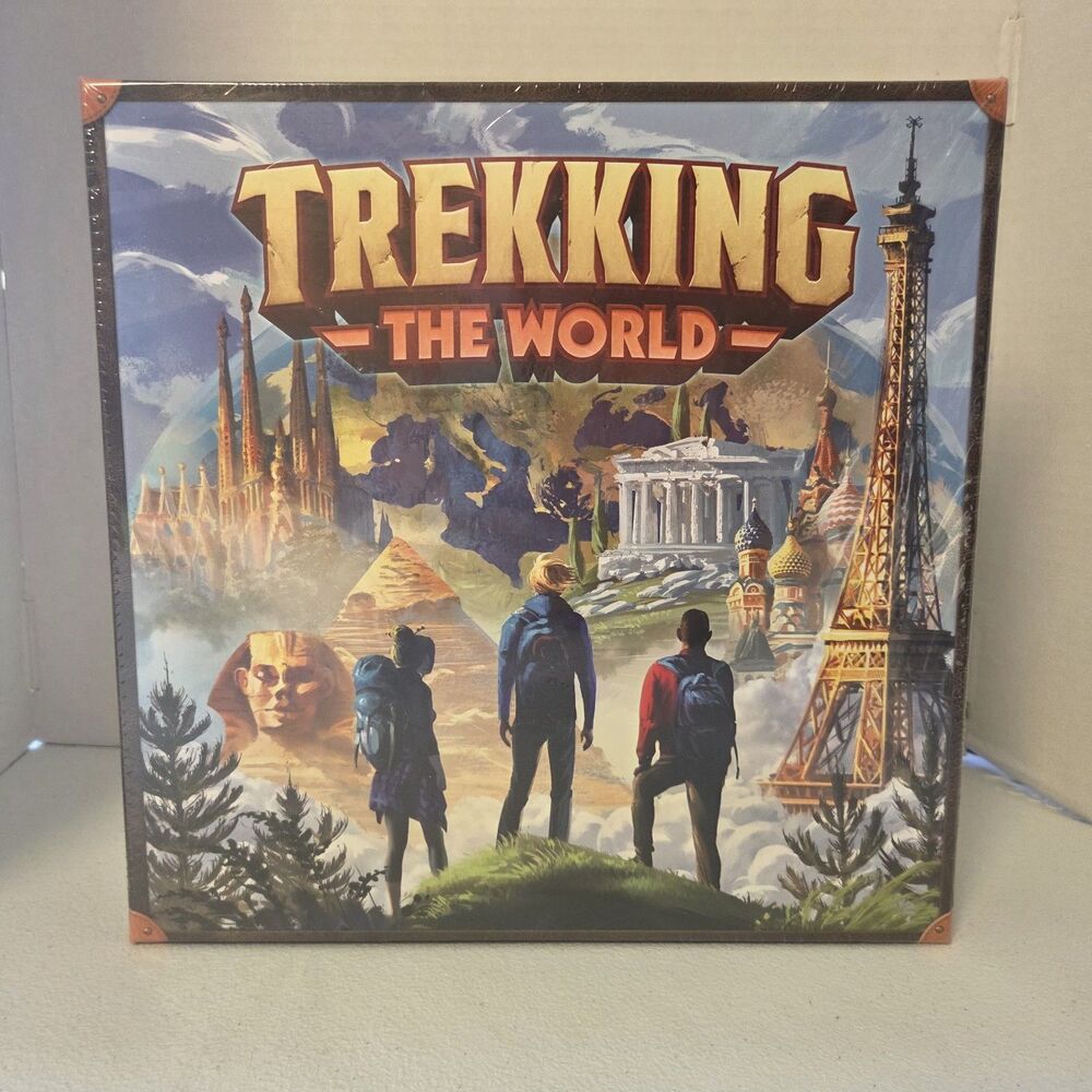 Trekking The World Board Game Underdog Games New Sealed Gameschool Game Night